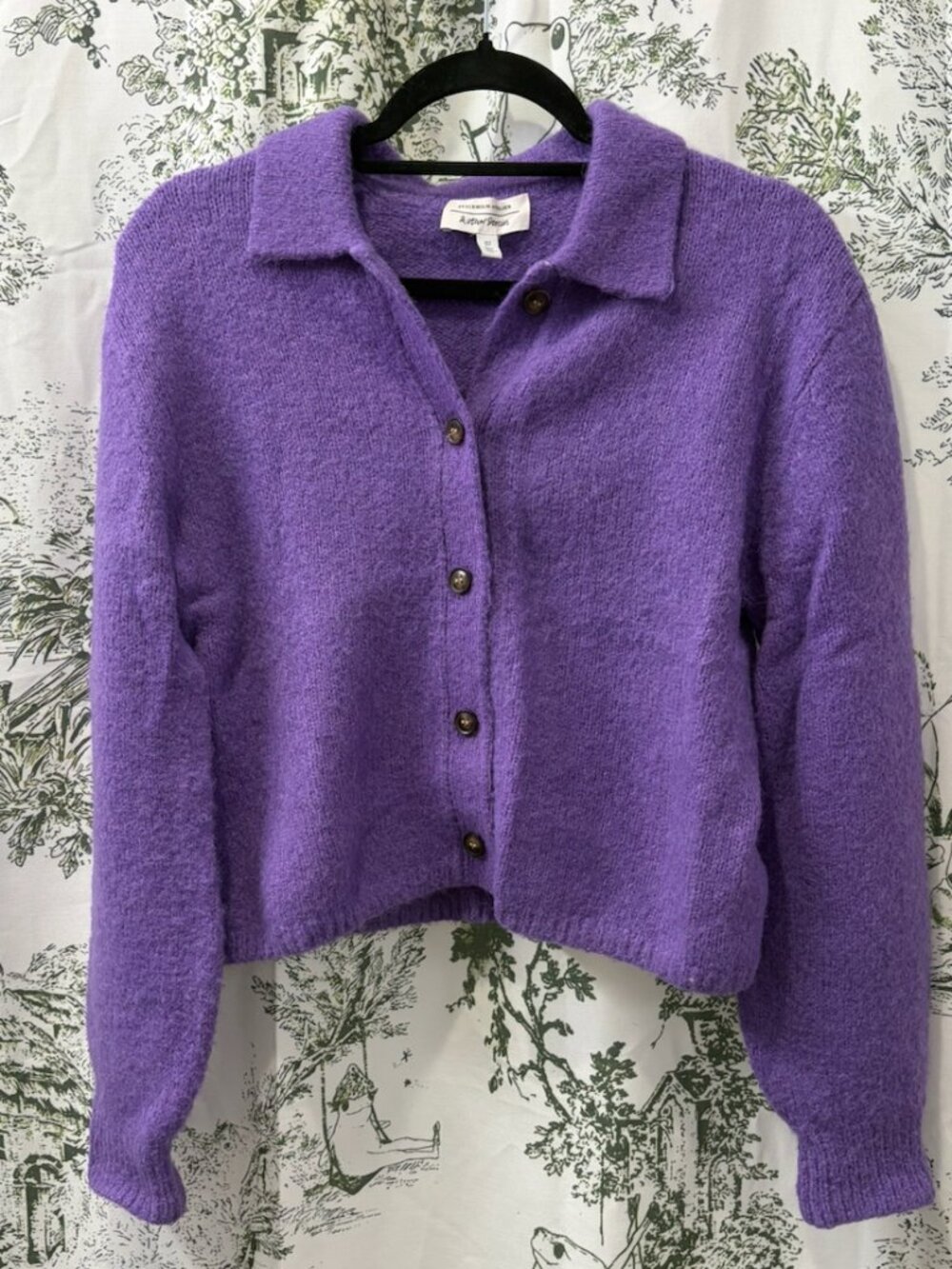 & Other Stories Women's Purple Cardigan